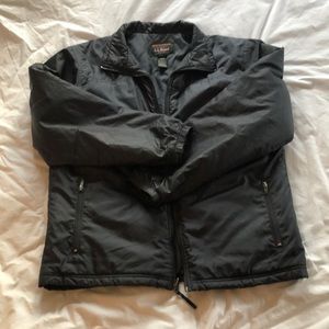LL Bean medium navy blue jacket liner. Liner only.